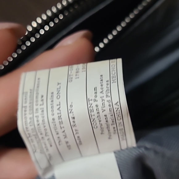 Kate and Alex Cuffaro Italian design handbag black with silver detail - Picture 8 of 9